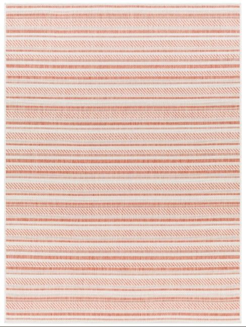 Surya Eagean Copper/Orange/White 4'x6' Area Rug-0