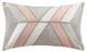 Olliix by INK+IVY Aero Blush 12" x 20" Embroidered Abstract Oblong Pillow-0