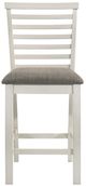 Liberty Furniture Brook Bay Gray/Textured White Counter Chair-2