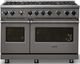 Viking® 7 Series 48" Damascus Gray Pro Style Natural Gas Range-2