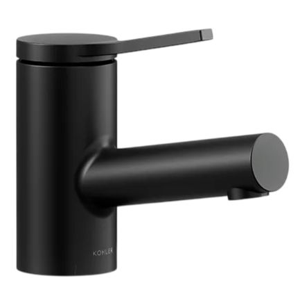 KOHLER® Elate® Matte Black Single-Handle Bathroom Sink Faucet-0