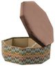 Rowe® Customizable Othello 40" Octagon Storage Ottoman-3