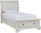 Signature Design by Ashley® Robbinsdale Antique White Youth Twin Sleigh Storage Bed-0