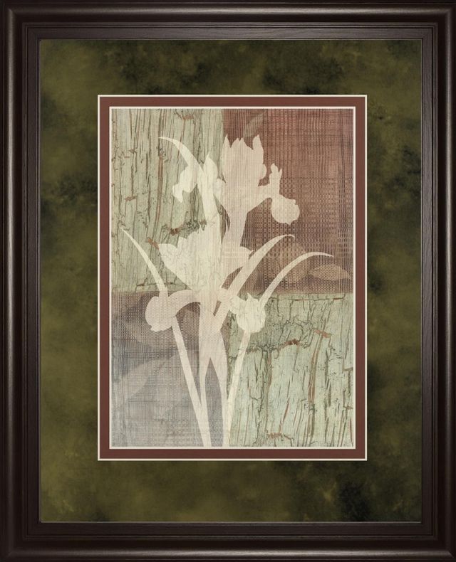 Classy Living Various Iris Silhouette 34"W Wall Art-0