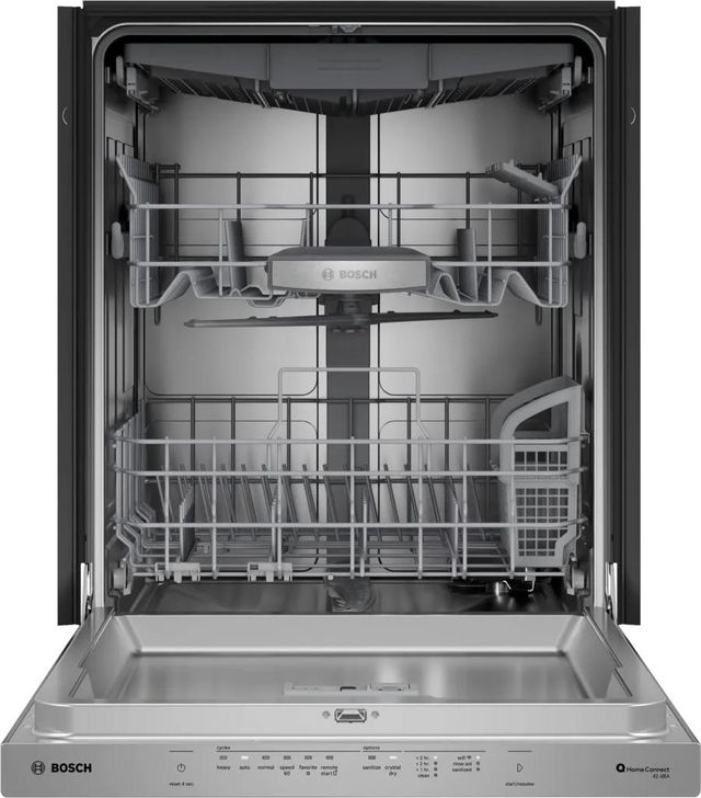 Bosch® 800 Series 24" Fingerprint Resistant Stainless Steel Top Control Built-In Dishwasher-1