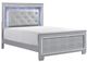 Mazin Furniture Allura Silver Eastern King Bed-1