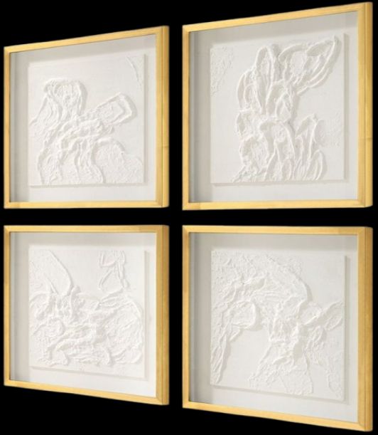 Uttermost® 4-Piece Fourfold Framed Prints Set-4
