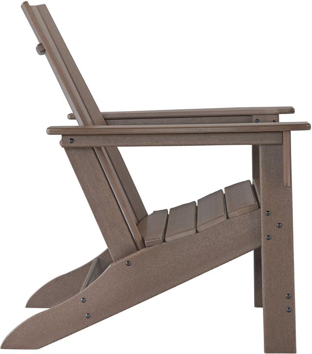 Signature Design by Ashley® Emmeline Brown Polyethylene Outdoor Adirondack  Chair-2