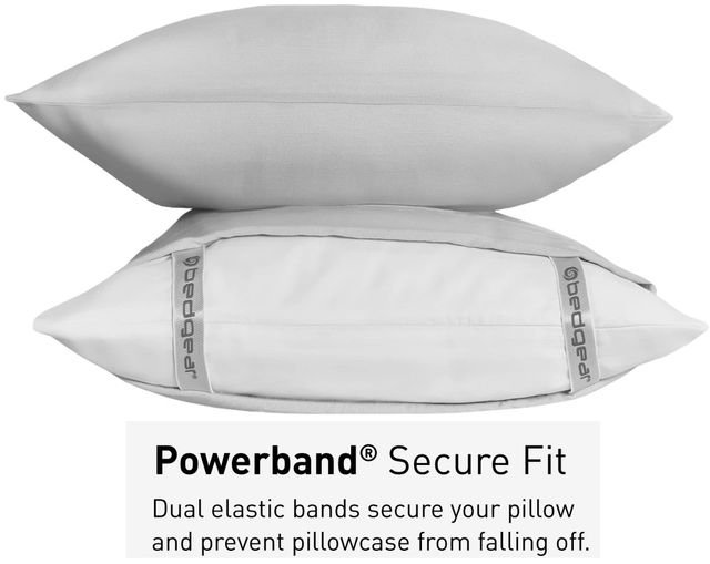 BEDGEAR® Hyper-Linen™ Performance® 4-Piece Light Gray King Sheet Set-4