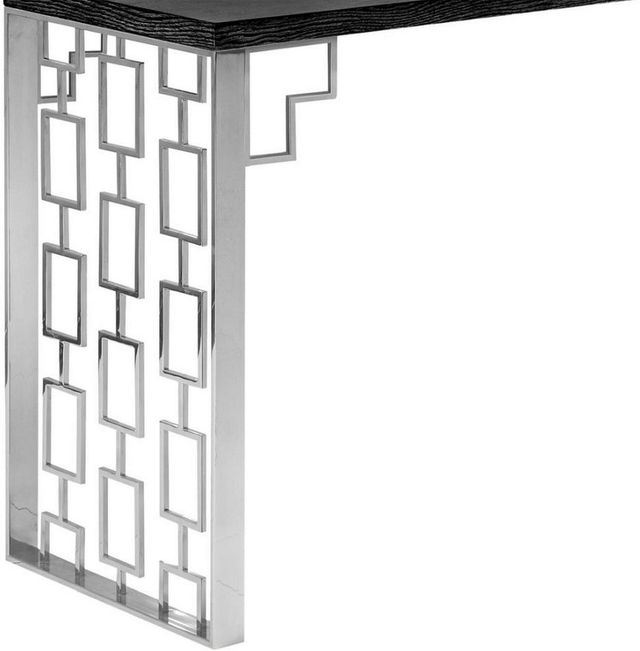 Armen Living Skyline Antique Gold Console Table-1