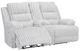 Signature Design by Ashley® Technique Alloy Double Power Reclining Loveseat and Console-3