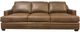 USA Premium Leather Furniture 9397 Ancient Brown Sofa-0
