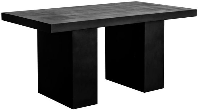 Moe's Home Collection Aurelius 2 Black Concrete Outdoor Dining Table-0