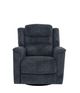 Man Wah Slate Blue Swivel Glider Recliner-1