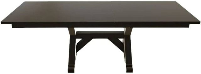Mavin Customizable 72" Rectangular Extendable Dining Table with 12" Leaf-1