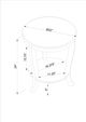 Powell® Marissa Hazelnut Brown Accent Side Table-2