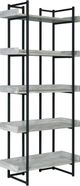 Elements International Preston Gray Bookshelf-0