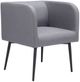 Zuo® Modern Horbat Gray Dining Arm Chair-0