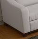 International Furniture Direct Natural Parota White Arm Chair-5
