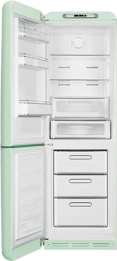 Smeg 50's Retro Style Aesthetic 11.7 Cu. Ft. Pastel Green Bottom Freezer Refrigerator-1