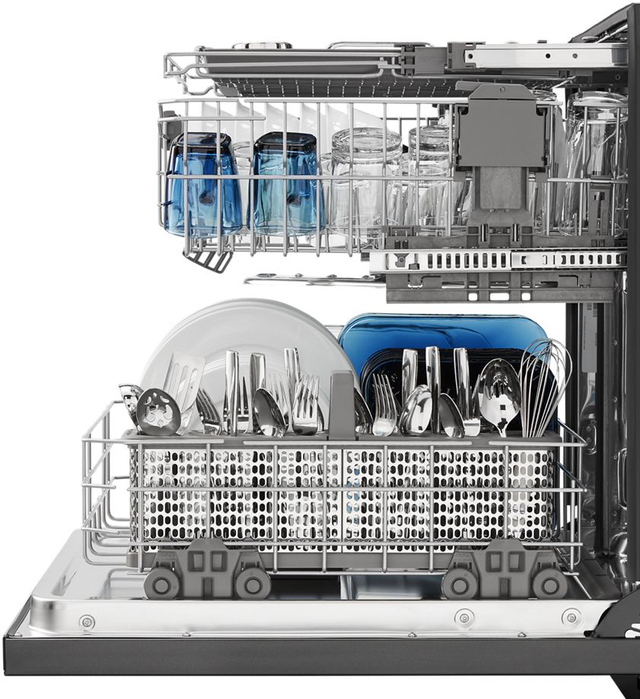 Maytag® 24" Cast Iron Black Built In Dishwasher-3