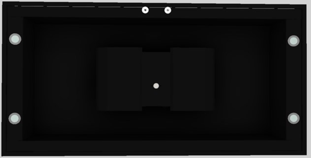 Vent-A-Hood® 54" Black Contemporary Island Range Hood-2