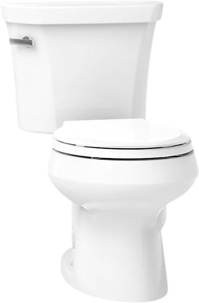 KOHLER® Wellworth® White 2-Piece Round-Front Toilet, 1.6 Gpf-0