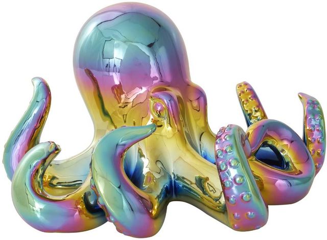 Deco Marche Multi Colored 7" Octopus Sculpture-0