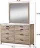 Crown Mark Tilston Light Brown Dresser-2