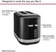 KitchenAid® 2 Slice Black Matte Toaster-4