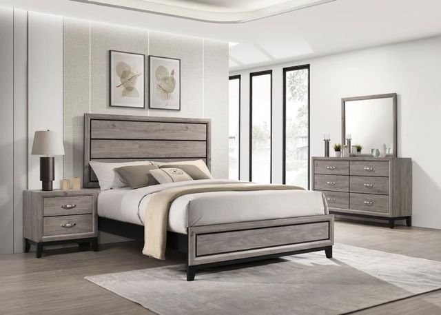 Coaster® Valen 4-Piece Light Taupe Youth Full Panel Bedroom Set-1