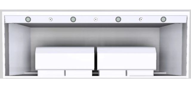 Vent-A-Hood® 66" White Wall Mounted Range Hood-3