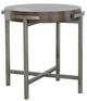 Fairfield® West Camden Tahitian Pearl End Table with Black Base-0