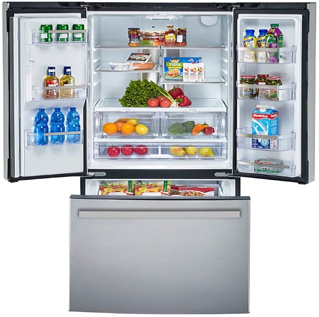 GE Profile™ 33'' 17.5 Cu. Ft. Stainless Steel Counter Depth French Door Refrigerator-3