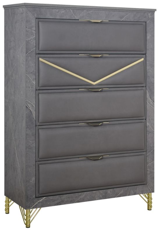 New Classic® Home Furnishings Symmetry Charcoal Chest-0
