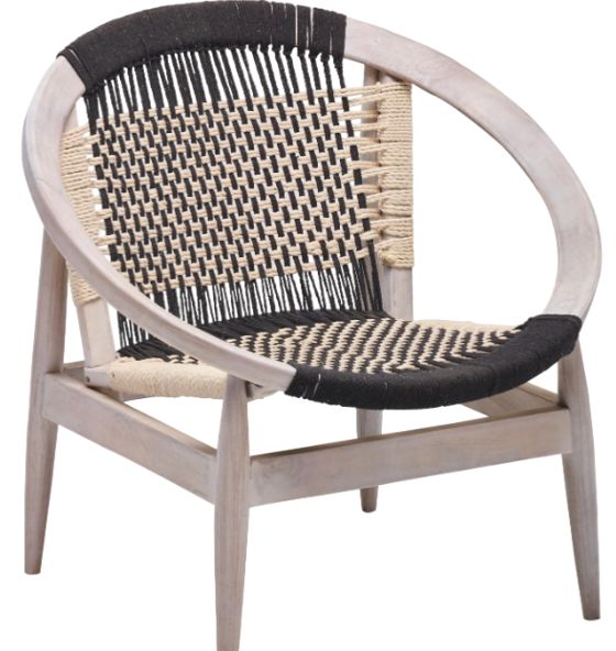 Jaipur Furniture Fiona White Wash Chair-0