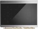 Ilve® Majestic III 40" Stainless Steel Pro Style Induction Range with Triple Glass Door and Brass Trim-3