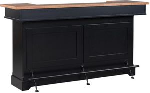 Signature Design by Ashley® Wildenauer Black/Brown Bar