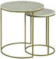 Fairfield® Soulful Textures 2-Piece Aged Bronze Nesting End Table-1