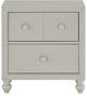 Mazin Furniture Wellsummer Gray Nightstand-0