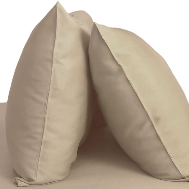 Cariloha Resort 2-Piece Bamboo Viscose Stone Standard Pillow Case Set-1