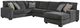 Benchcraft® Tracling 3-Piece Slate Right-Arm Facing Sectional and Chaise-0