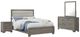 Coaster® Wright 4-Piece Brown Oak/Tan California King Panel Bedroom Set-0