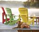 C.R. Plastic Generation Line Kiwi Classic Adirondack Outdoor Chair-2