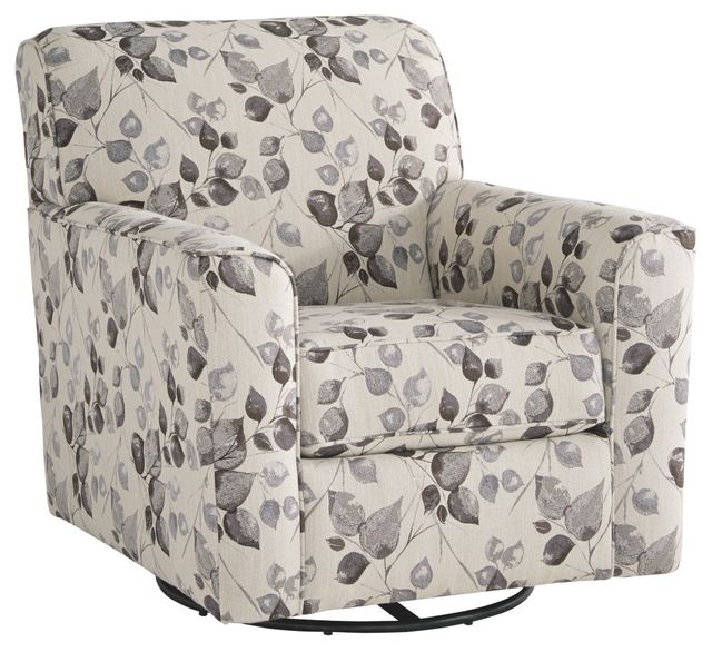 Benchcraft® Abney Platinum Swivel Accent Chair-0