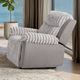 Furniture of America® Dionysus Gray Manual Glider Recliner-1
