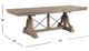 Magnussen Home® Paxton Place Dovetail Gray 72" Trestle Dining Table-2