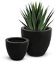 Le Present Helmet Black 16" Planter-2