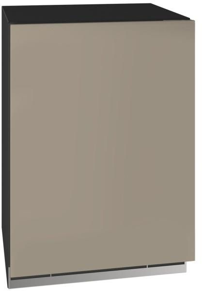 U-Line®  Home Collection 24" 4.9 Cu. Ft. Panel Ready Dual-Zone Beverage Center with Solid Door-1