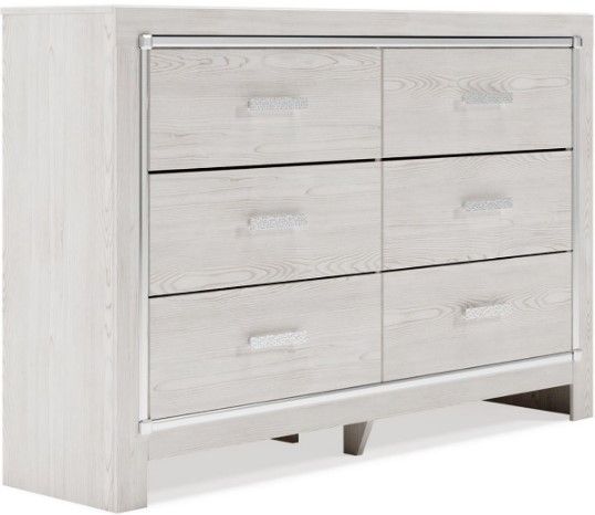 Signature Design by Ashley® Altyra 4-Piece White Queen Upholstered Storage Bed Set-2